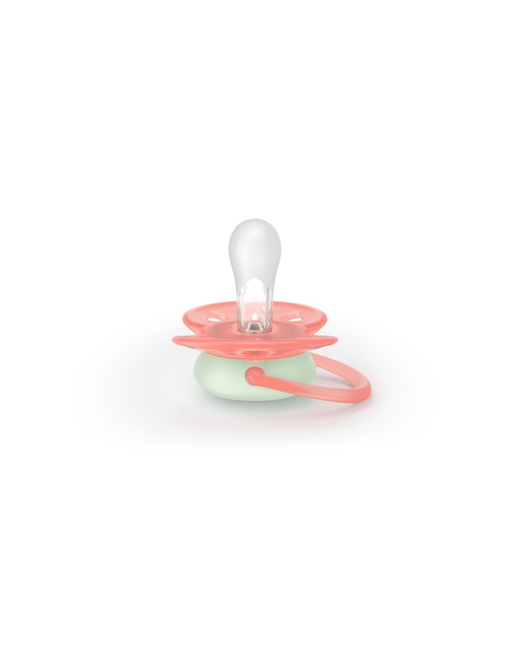 Succhietto ultra soft notte 0-6m cappuccio fluorescente no bpa per pelli sensibili - philips avent