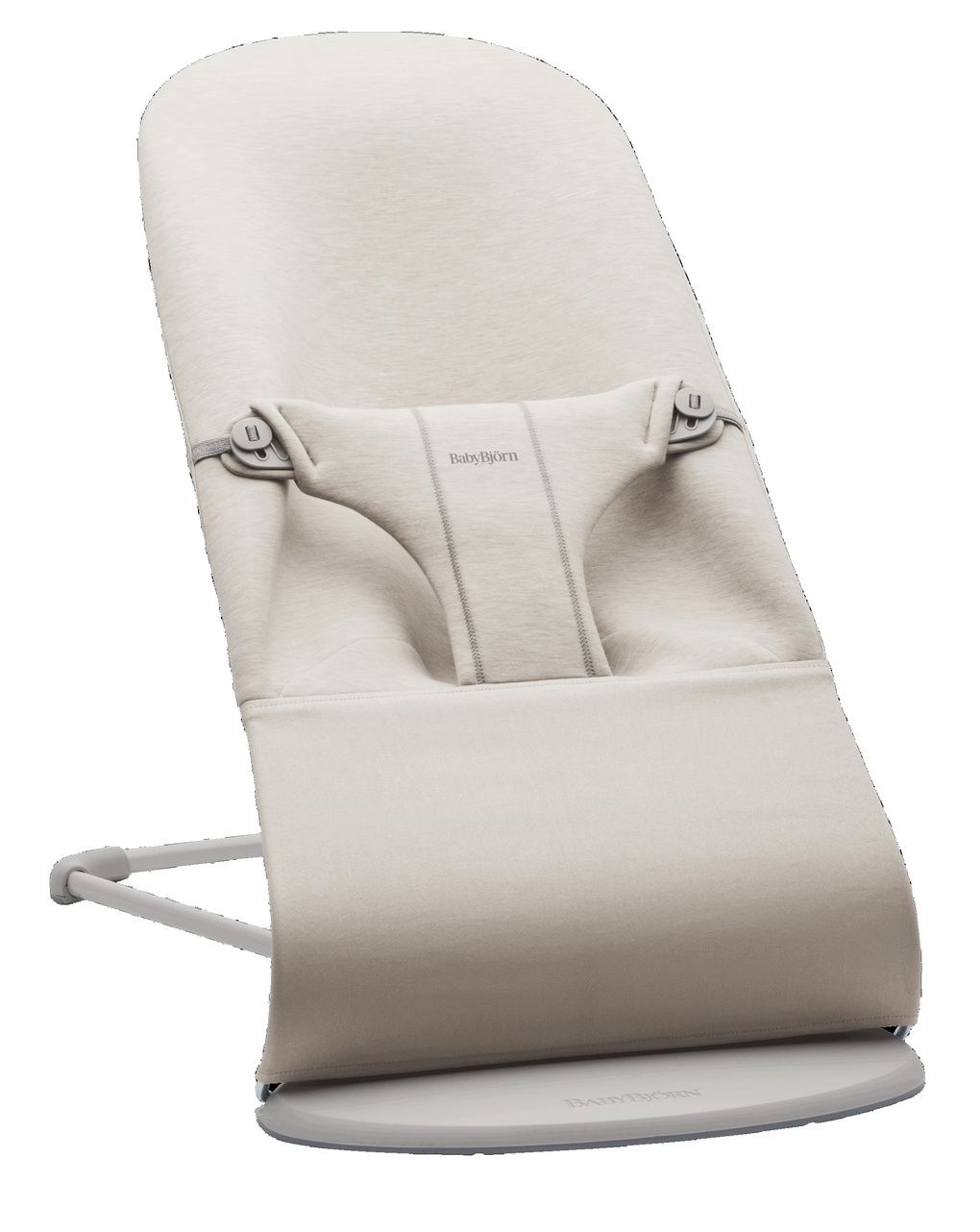 Sdraietta bliss tessuto jersey 3d beige chiaro - babybjorn
