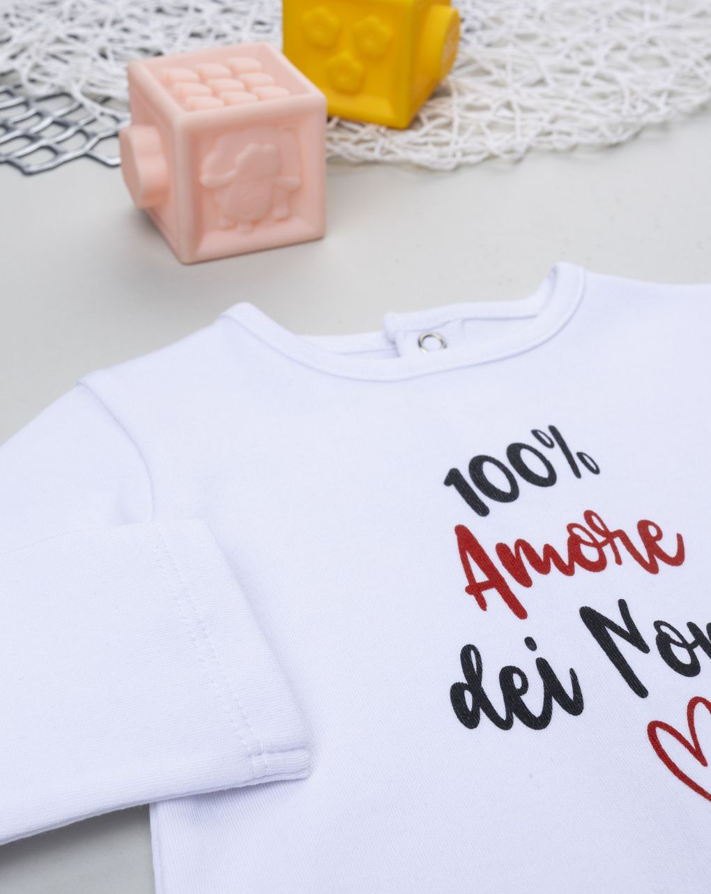 Tutina bimbo bianca stampa nonni