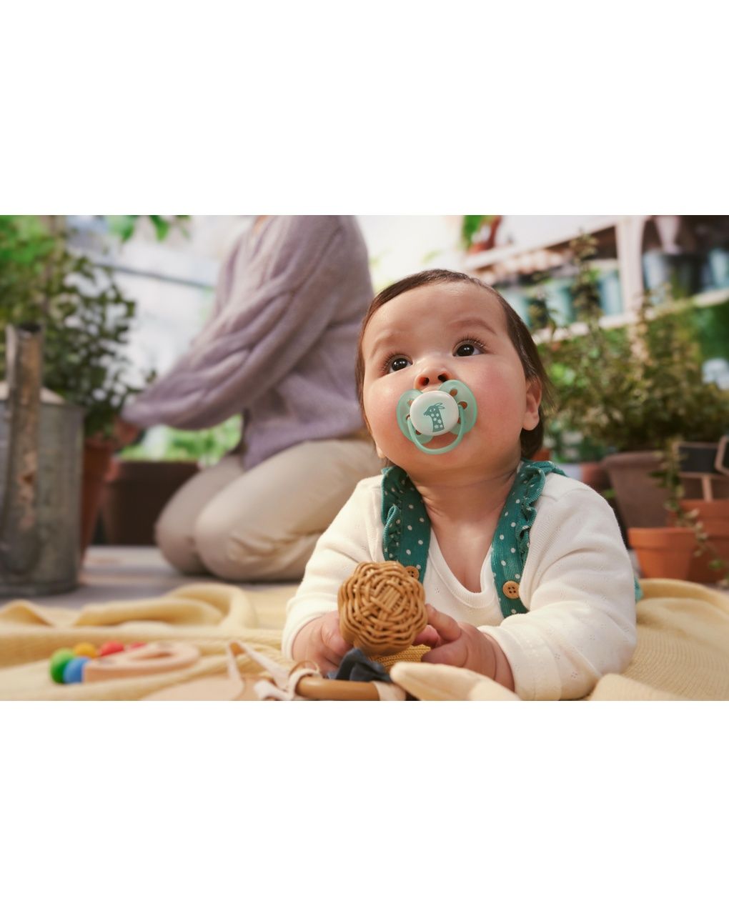 Succhietto ultra soft notte 0-6m cappuccio fluorescente no bpa per pelli sensibili- philips avent