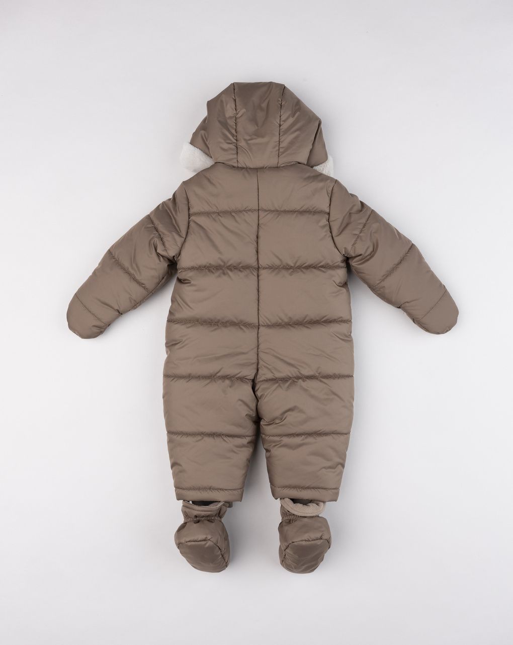 Tutina neve neonato marrone "orsetto"