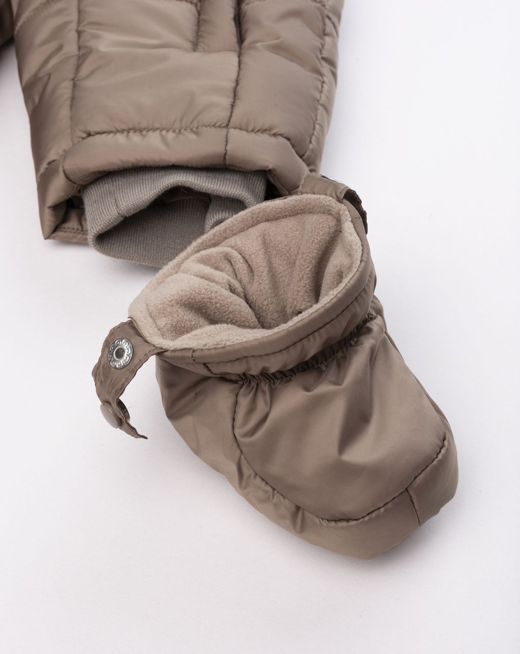 Tutina neve neonato marrone "orsetto"