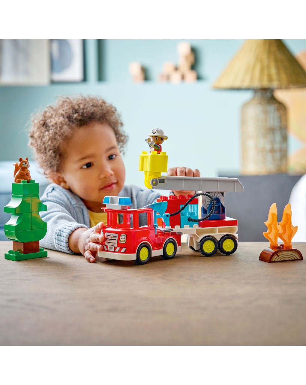 Lego duplo town autopompa con manichetta e pompiere - 10473