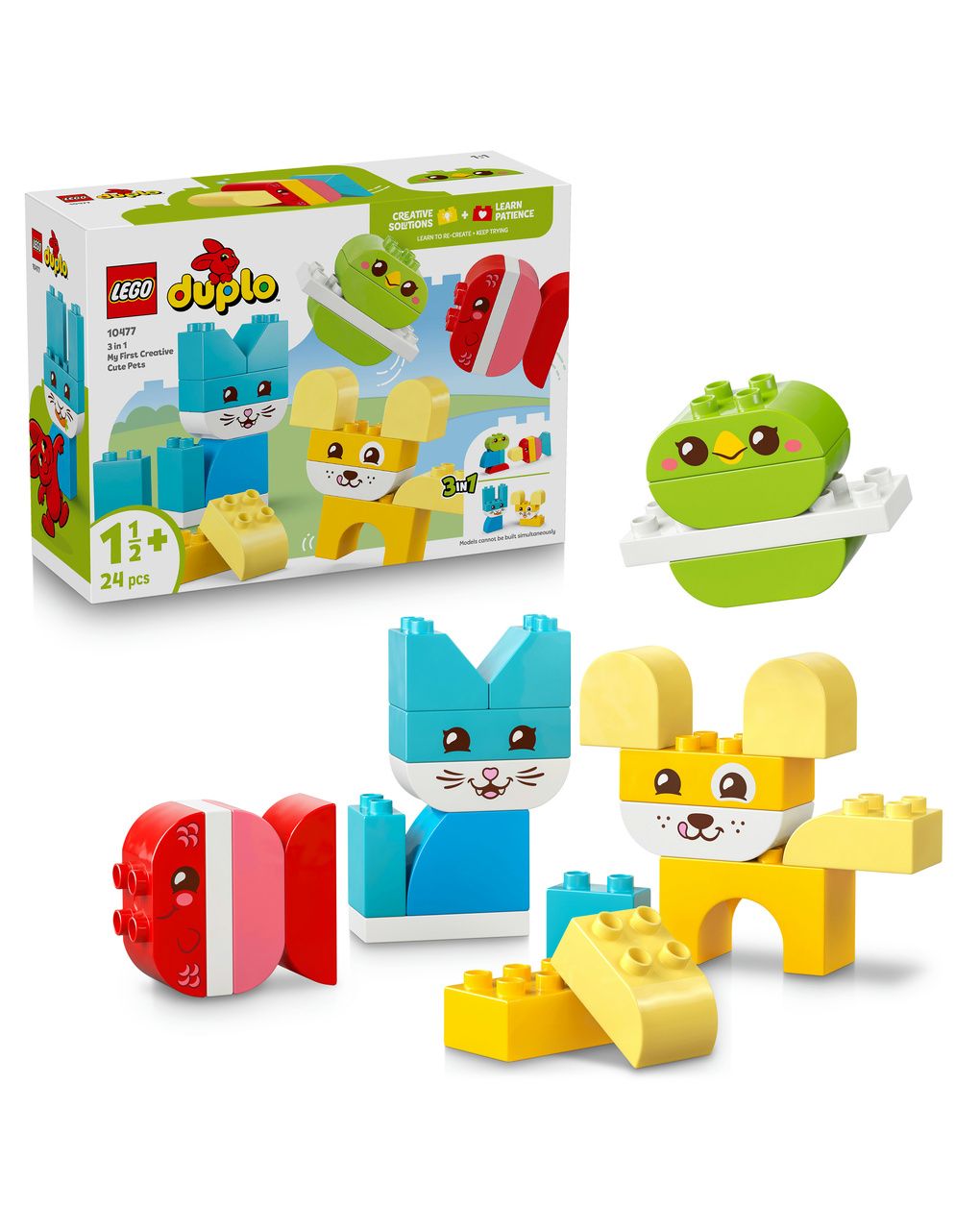 Lego duplo my first animali domestici creativi 3 in 1 - 10477