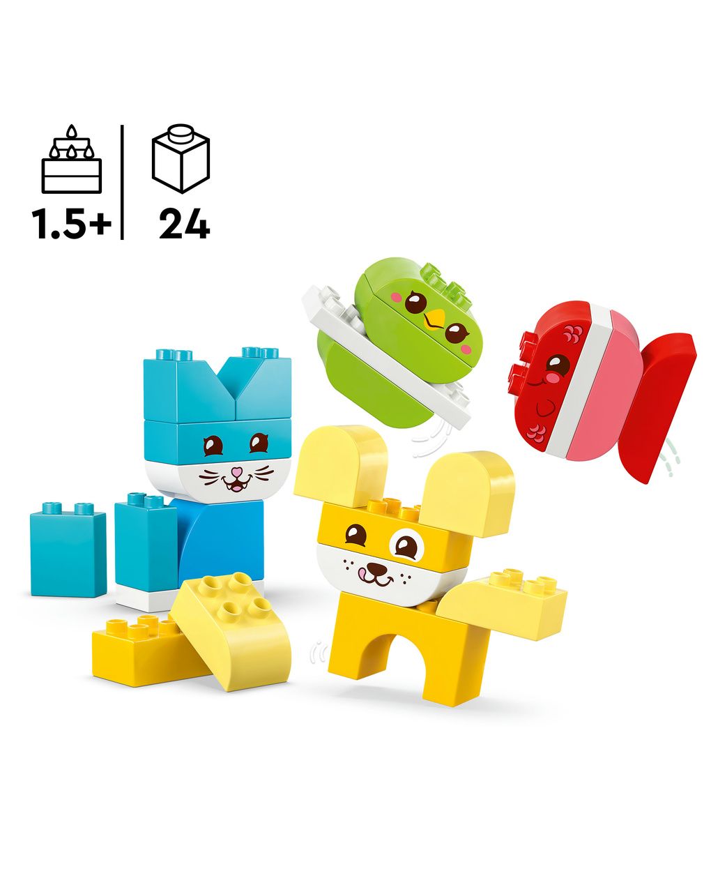 Lego duplo my first animali domestici creativi 3 in 1 - 10477