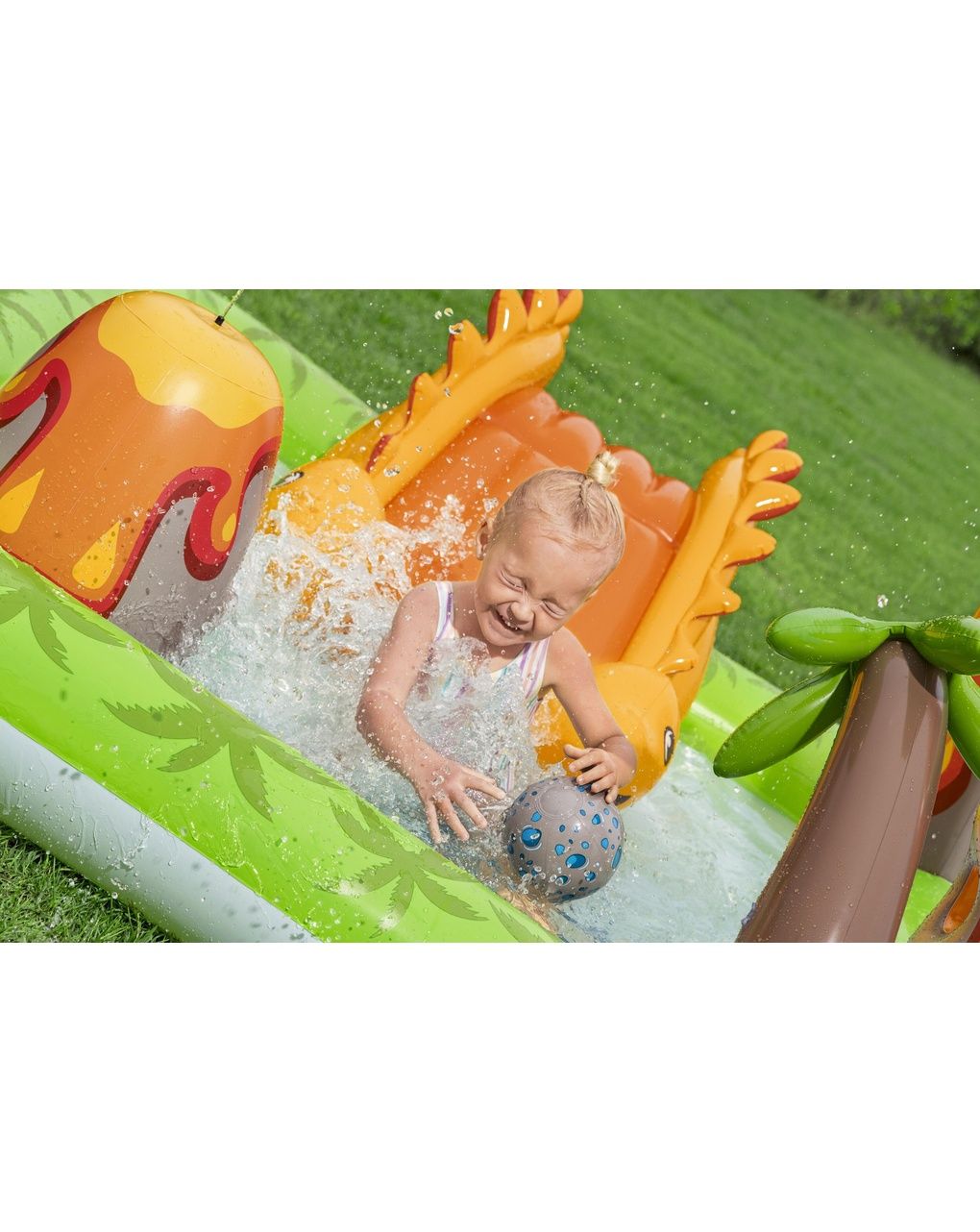 8'7" x 6'2" x 40" / 2,62 m x 1,88 m x 1,02 m centro giochi volcano springs