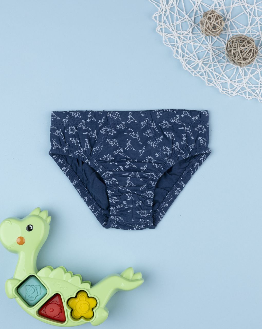Slip bimbo blu dino