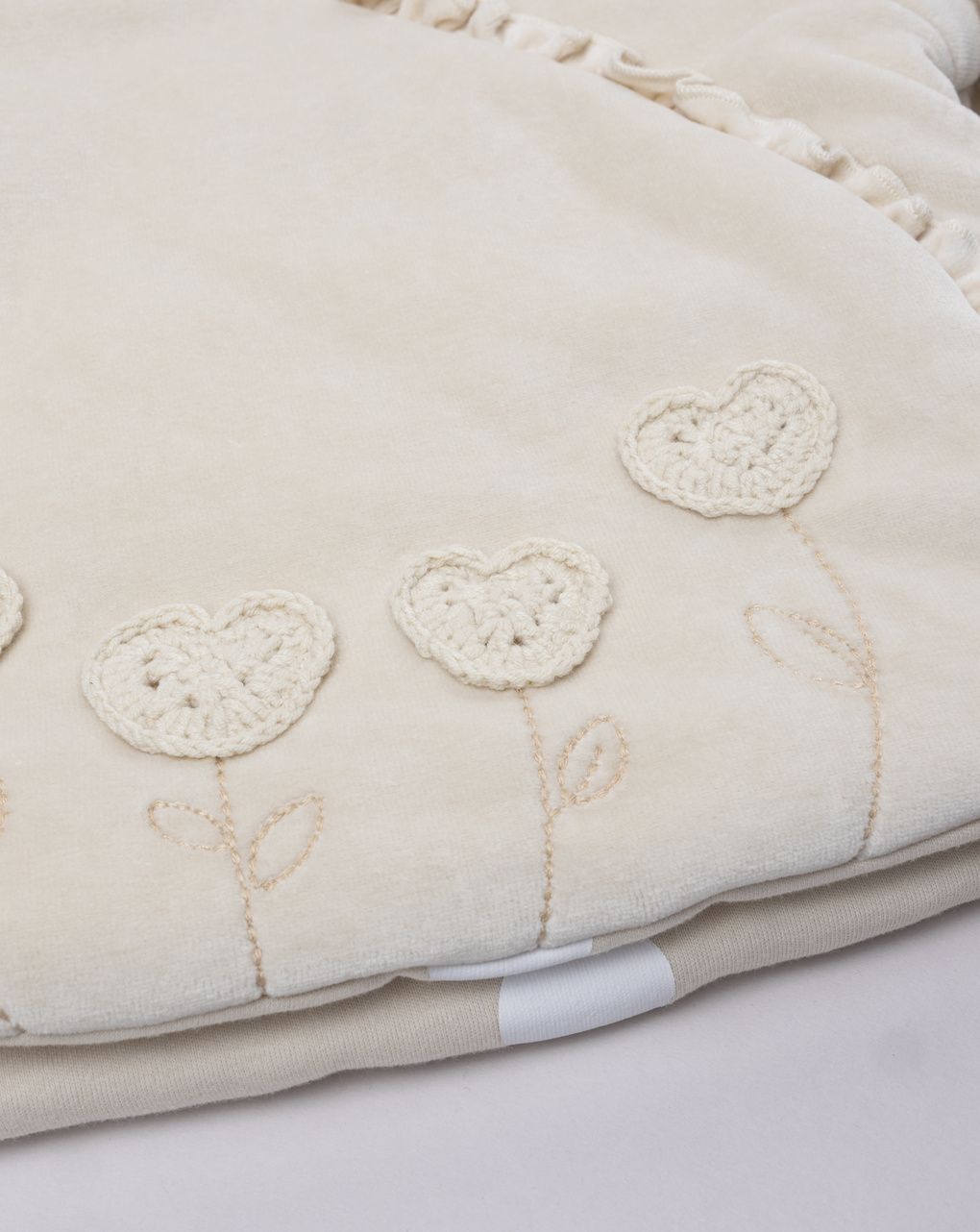 Giubbino bimba beige reversibile