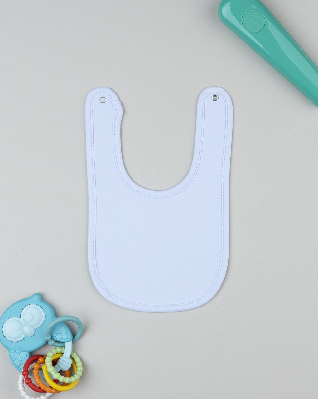 Bavaglino bimbo azzurro orsetto
