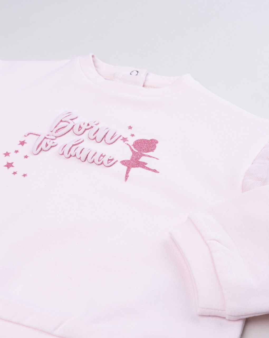 Felpa bimba rosa organic cotton