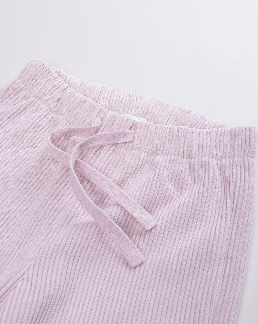 Pantapalazzo a coste larghe rosa chiaro bimba