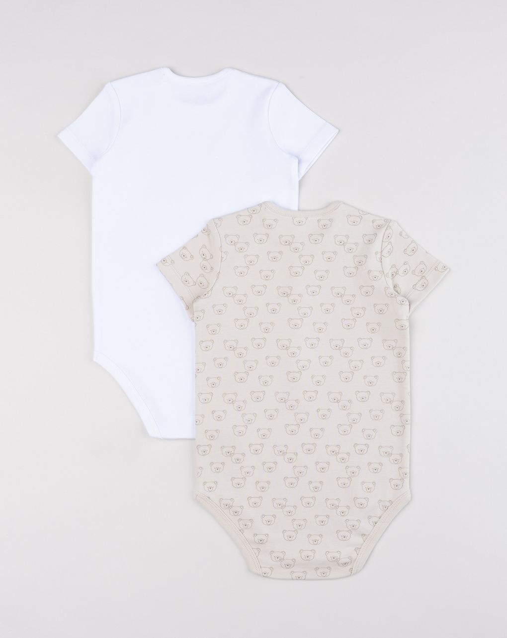 Set 2 body bimbo mezza manica orsetto