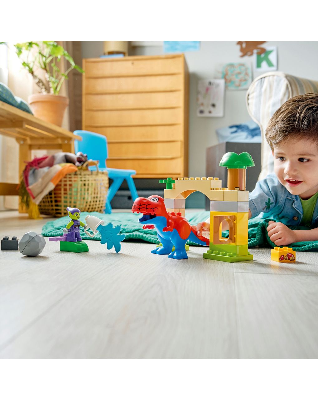 Lego duplo marvel 10463 dinosauro spidey-rex vs. goblin
