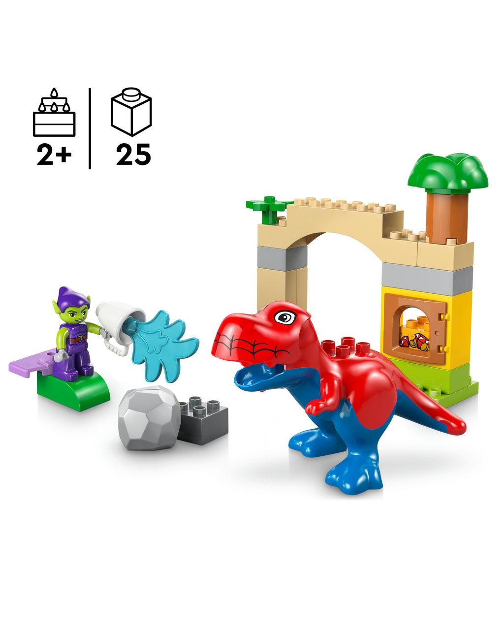 Lego duplo marvel 10463 dinosauro spidey-rex vs. goblin