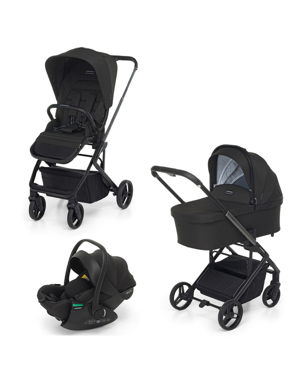 Trio tictoc rekline ebony - foppapedretti