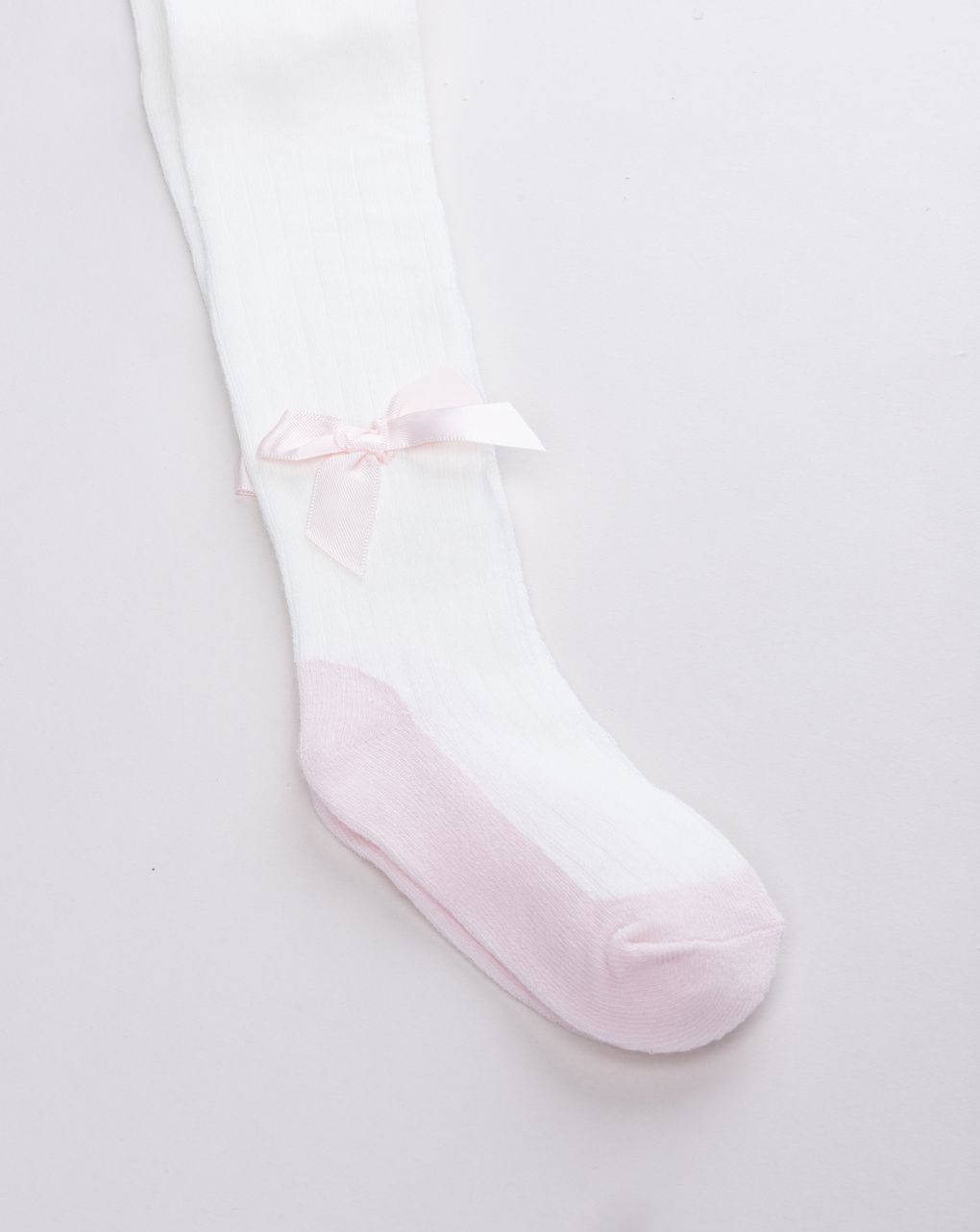 Collant bimba con fiocco