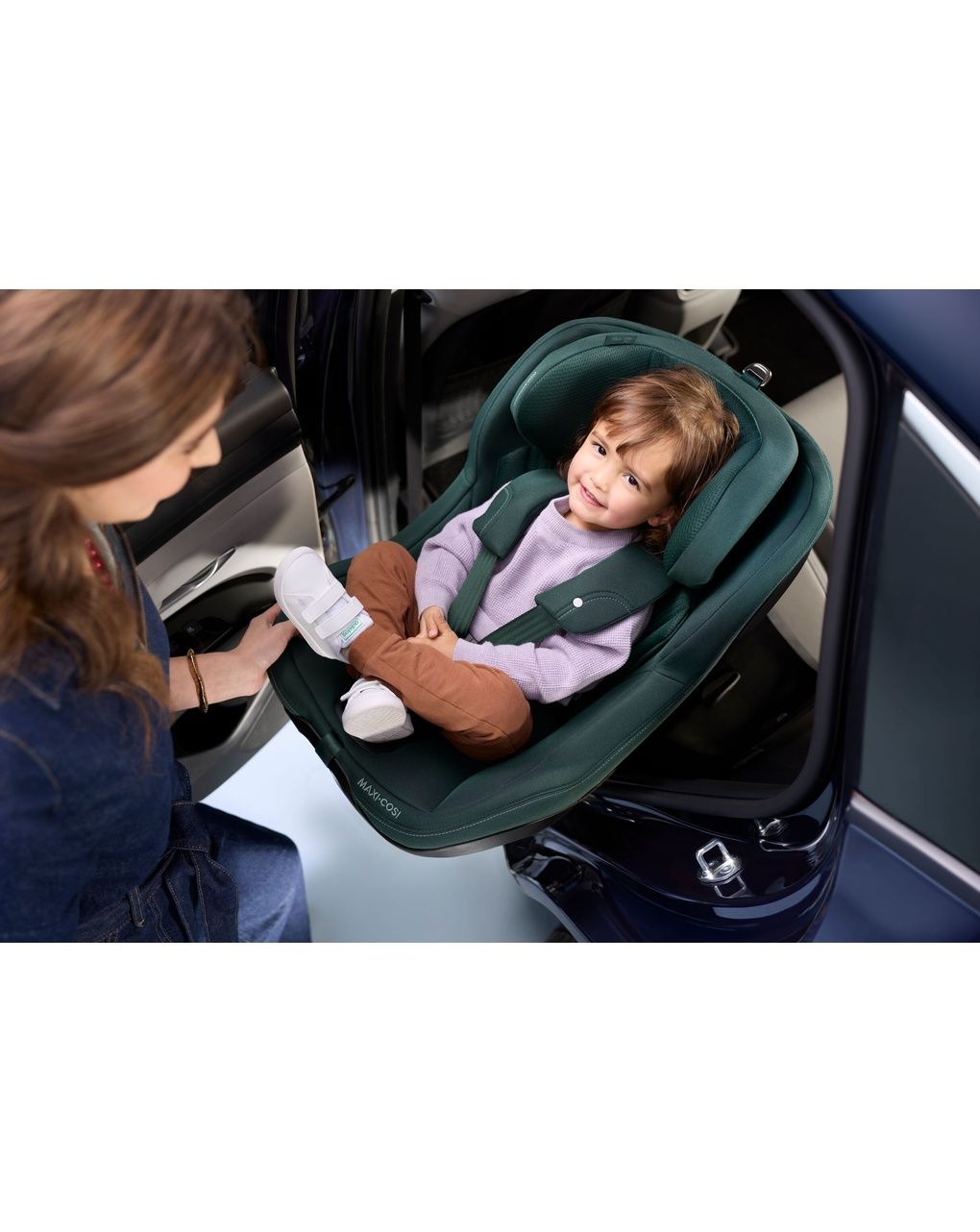 Seggiolino auto mica slide pro (40-105 cm) - authentic truffle - maxi-cosi