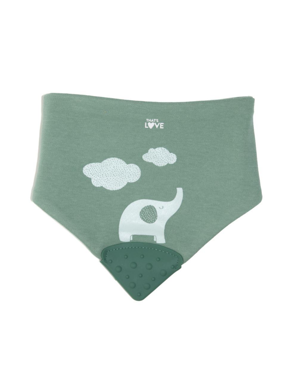 Bavaglino massaggiagengive elephant green - that's love