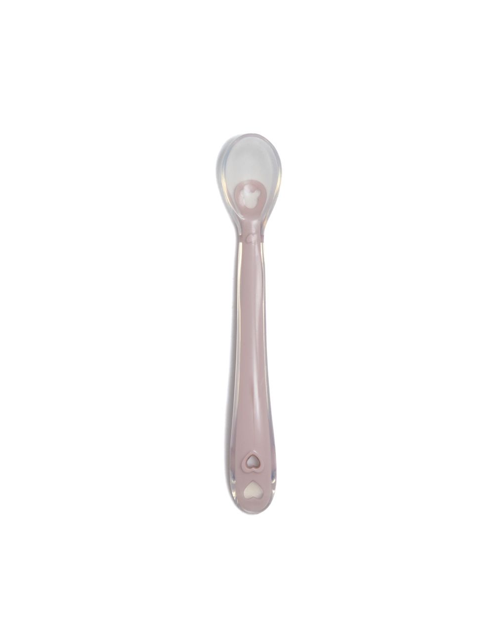 Cucchiaio 6m+ in silicone pink - that's love