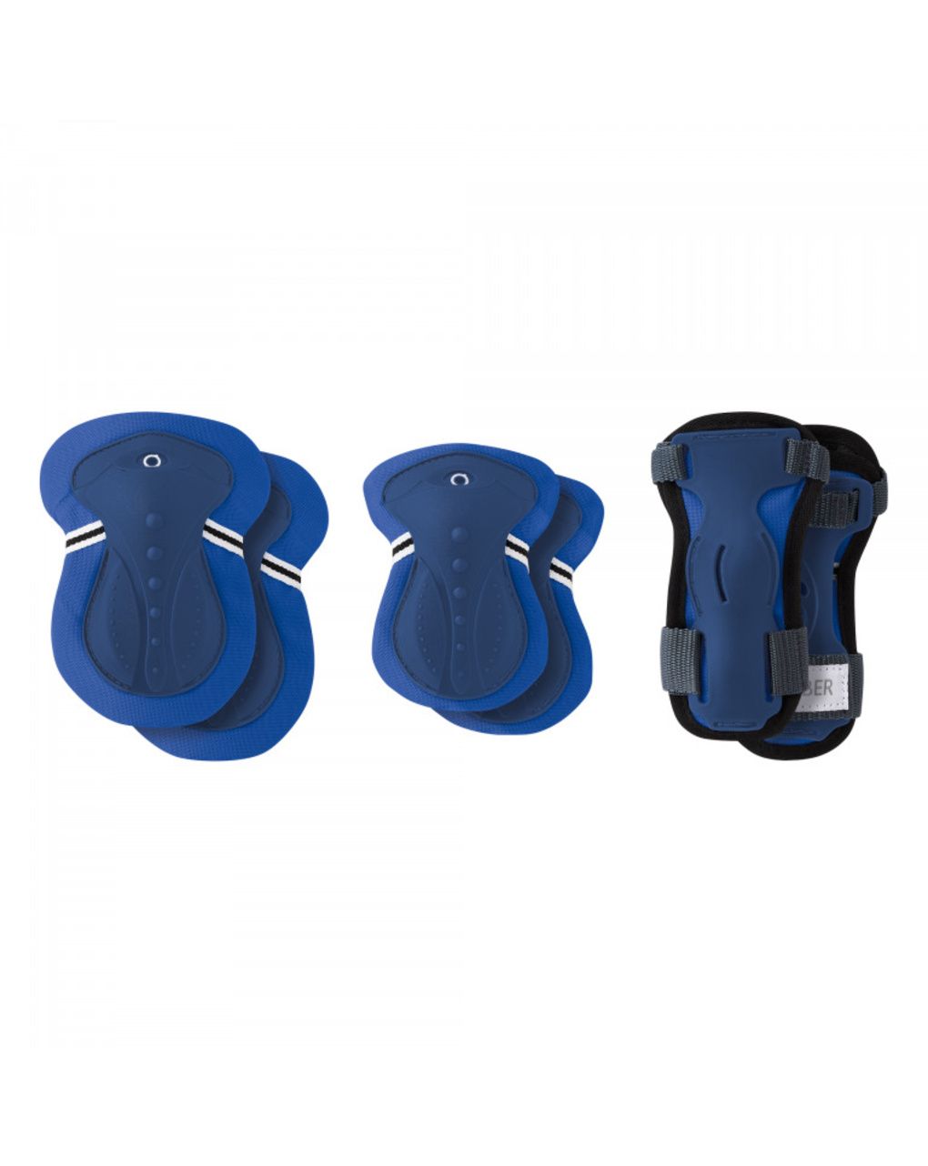 Globber set protezioni junior xxs (navy blue) – ginocchiere, gomitiere e polsiere per bambini
