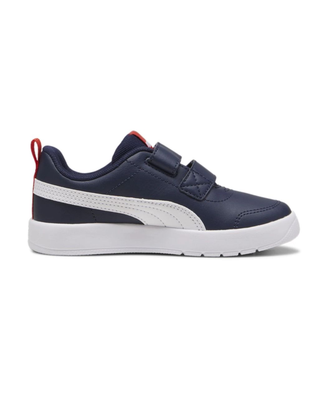 Puma - sneakers courtflex v3 v ps -  blu scuro bimbo