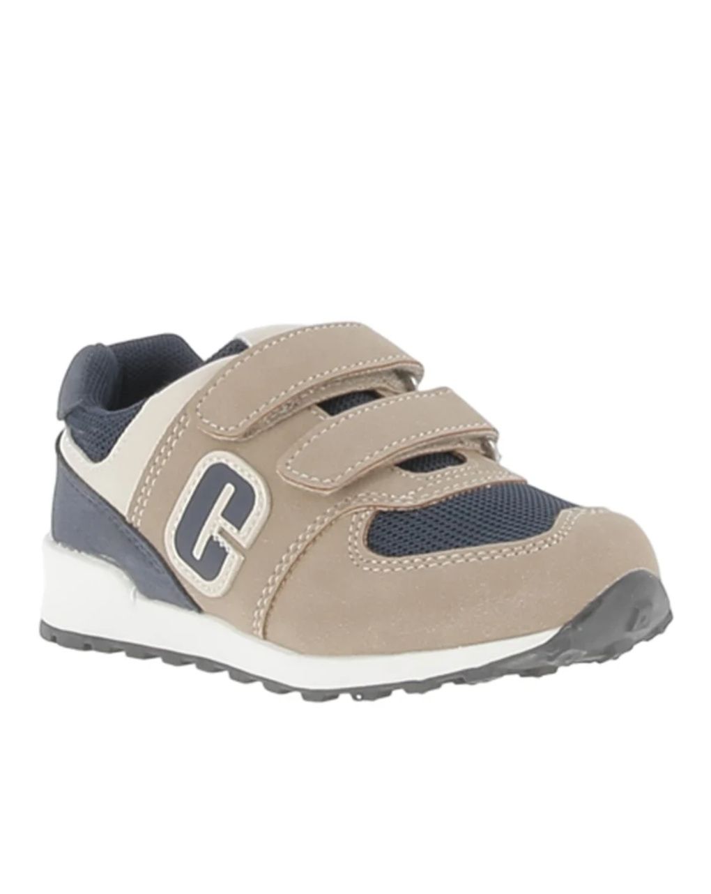 Chicco - sneakers civas bambino beige con strappo