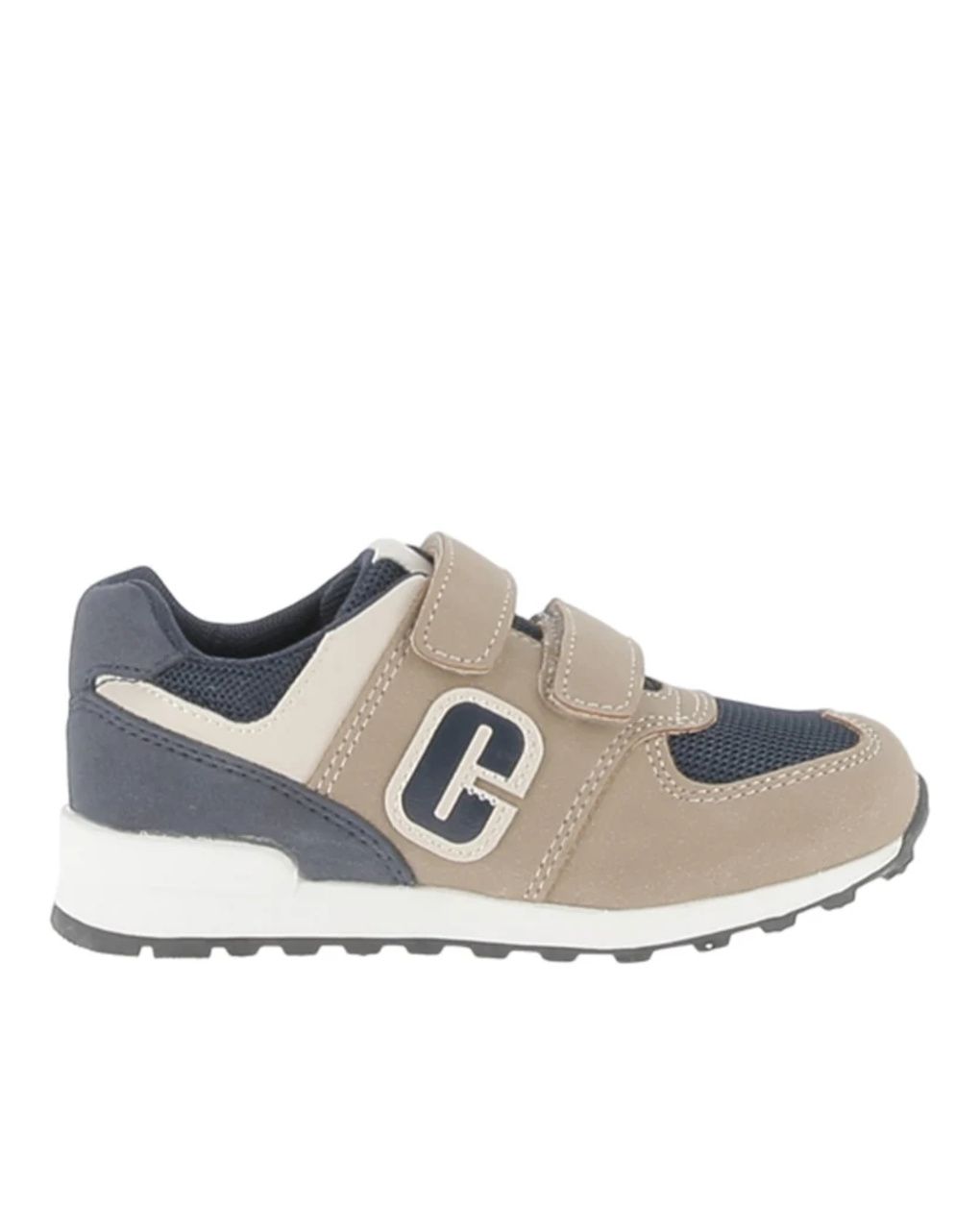 Chicco - sneakers civas bambino beige con strappo