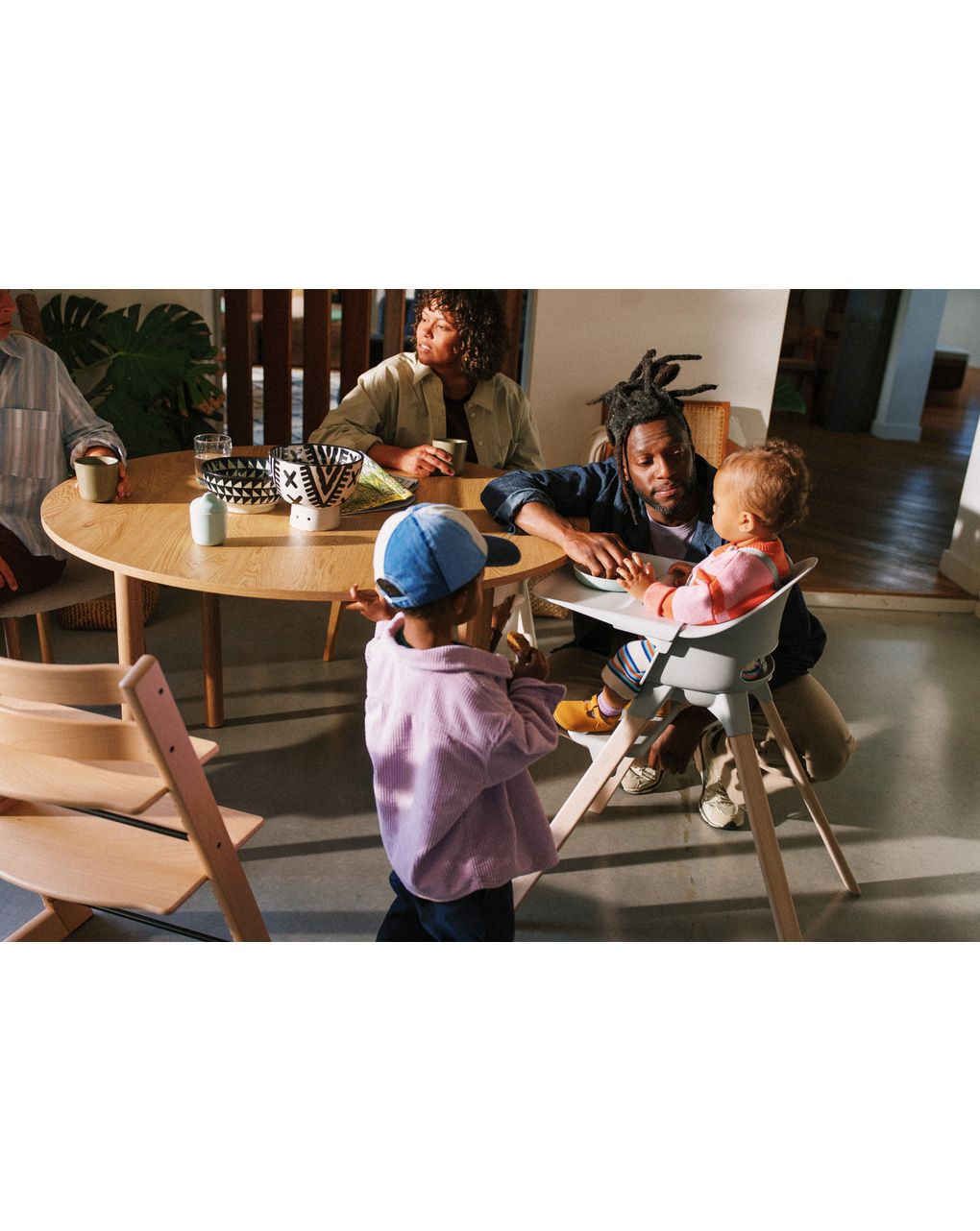 Seggiolone clikk™ - black/warm brown - stokke®