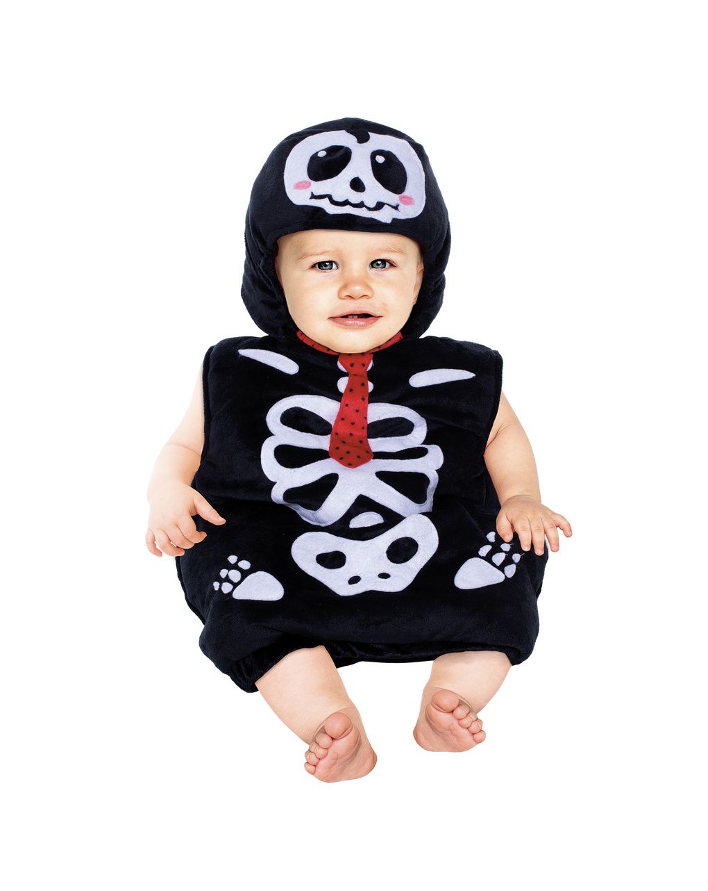 Costume travestimento scheletrino saccotto. 
un travestimento simpaticissimo, elegante e morbidissimo, perfetto per il suo primo halloween
