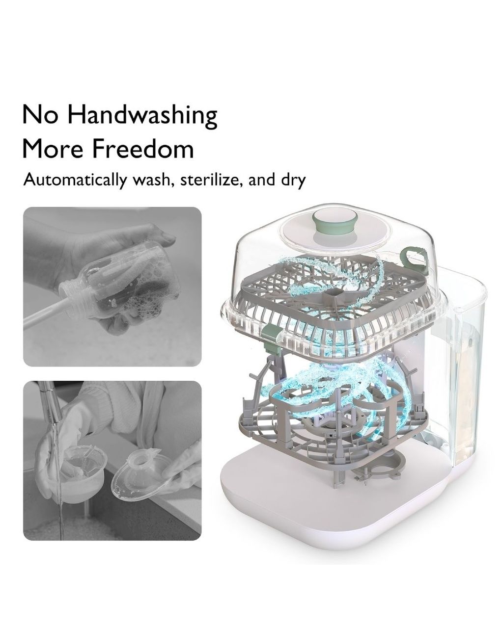 Momcozy kleanpal pro lava-asciuga-sterilizza