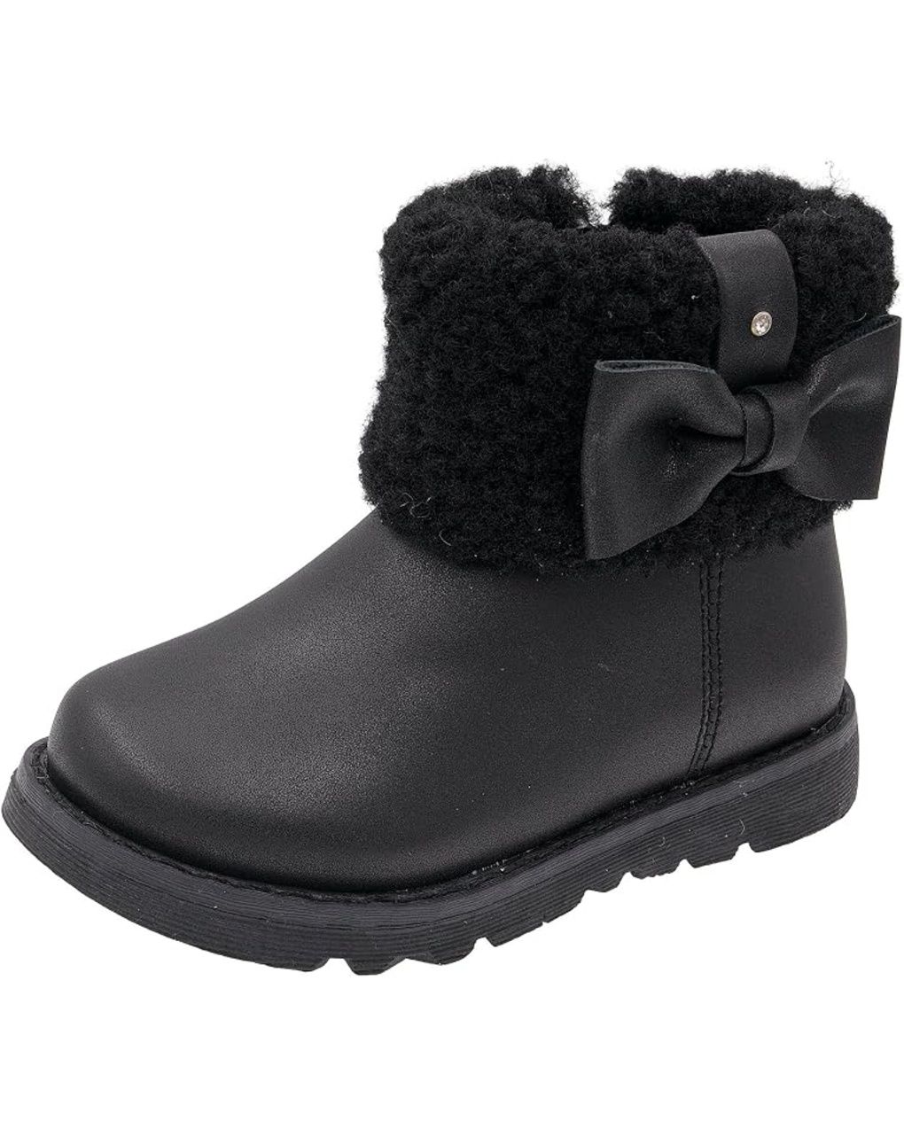 Chicco - tronchetto florinda bimba nero con teddy e fiocco