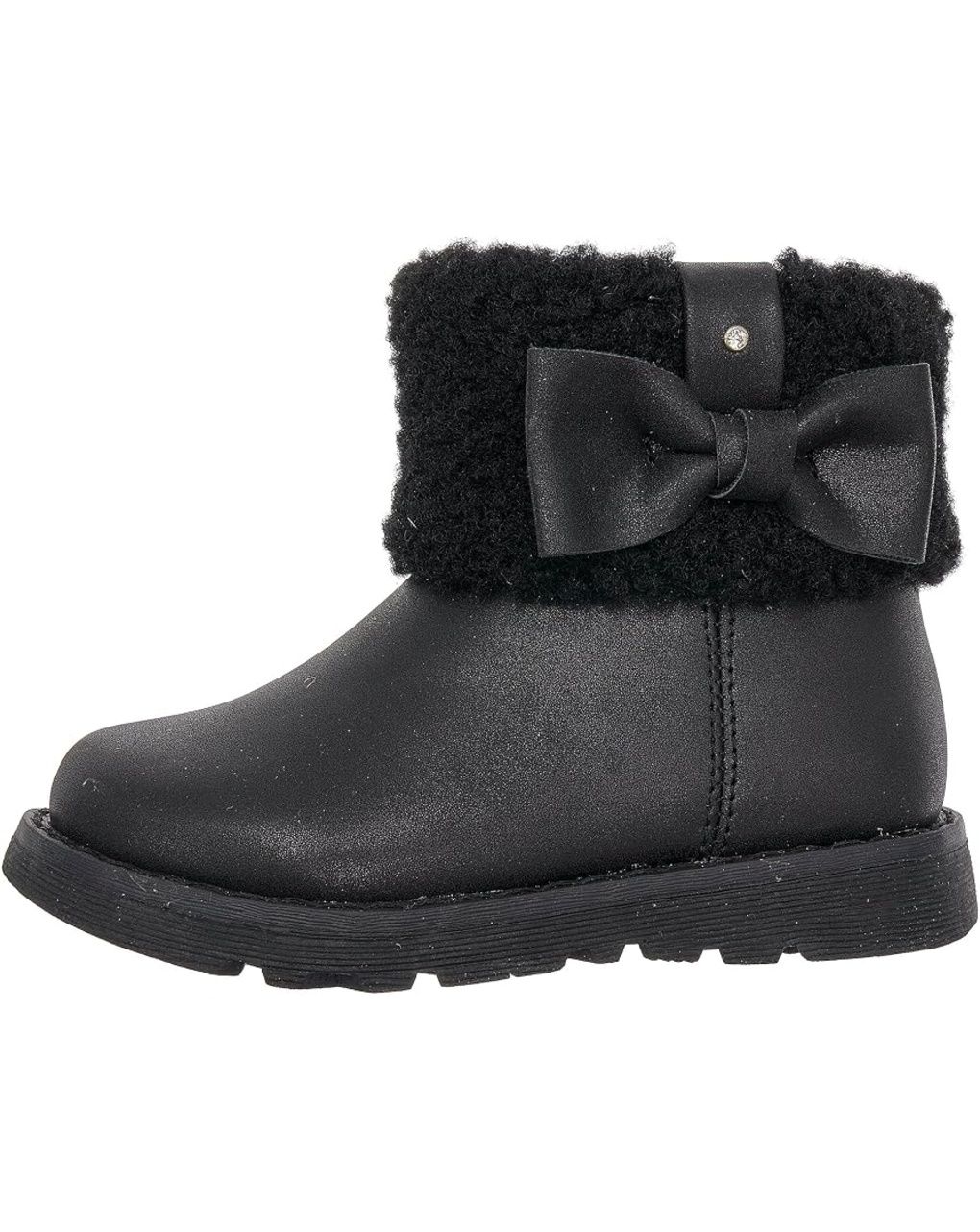Chicco - tronchetto florinda bimba nero con teddy e fiocco