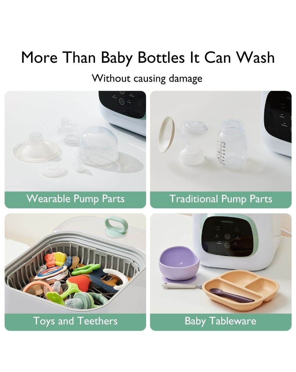 Momcozy kleanpal pro lava-asciuga-sterilizza