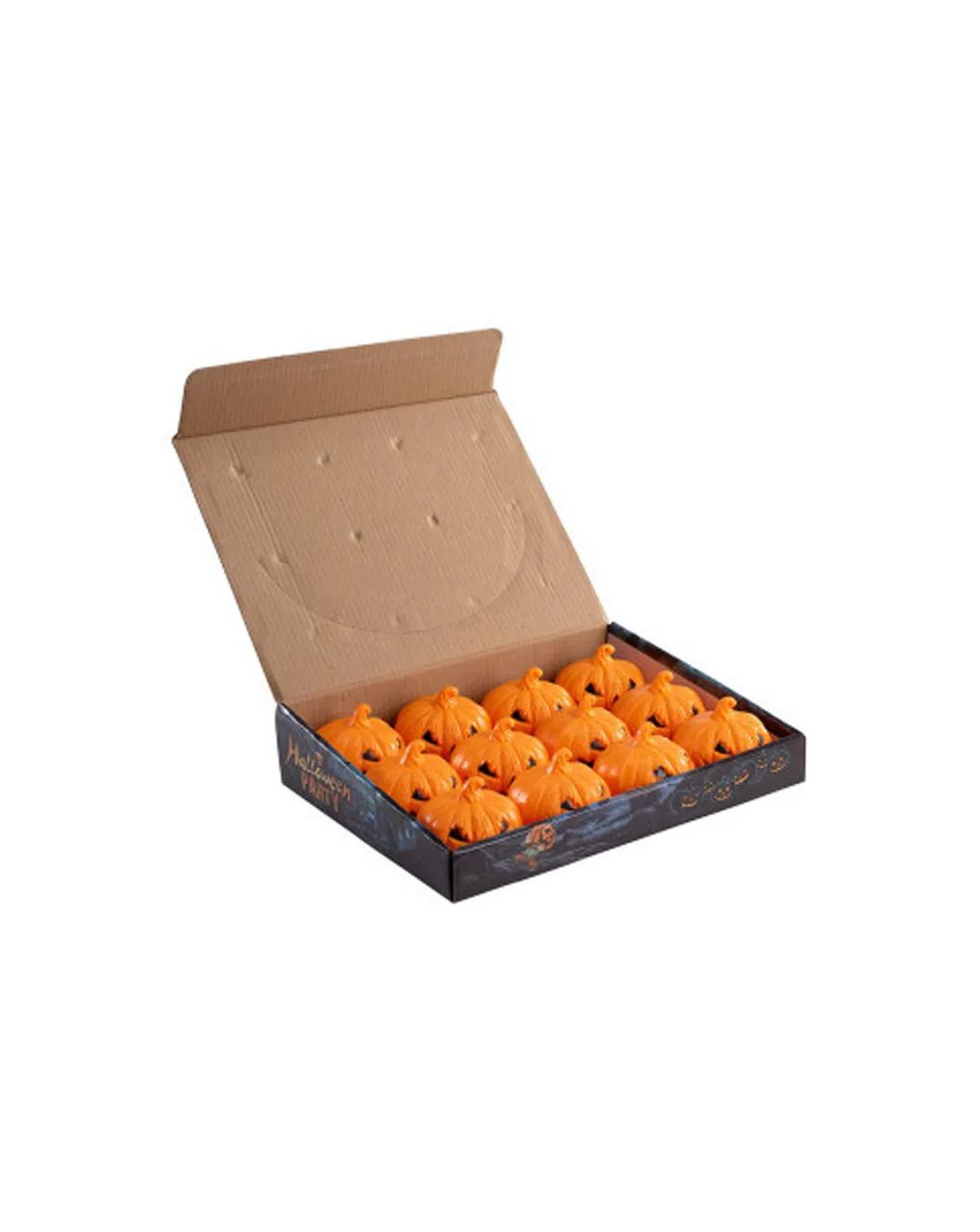 Zucchetta halloween con luci diametro 6 cm