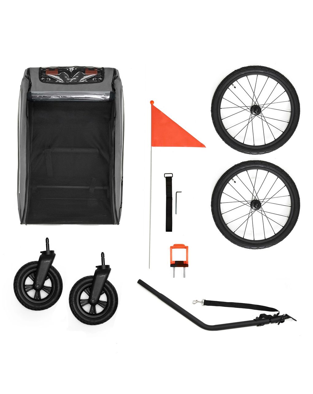 Carrello passeggino nava walk 2in1 grey - kinderkraft