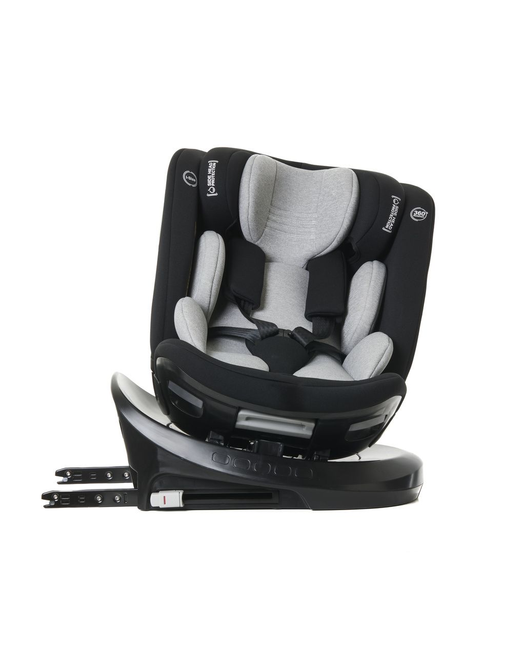 Seggiolino auto titano plus black e grey 40-150 cm- giordani