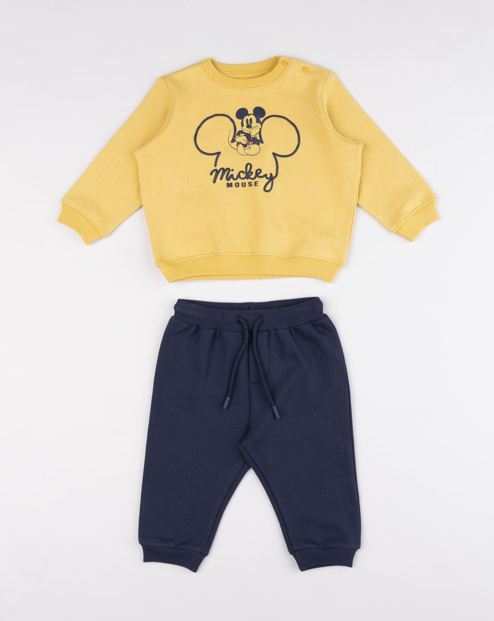 Tuta fleece bimbo giallo/blu "mickey mouse"