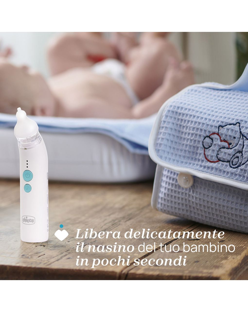 Aspiratore nasale elettrico physioclean - chicco