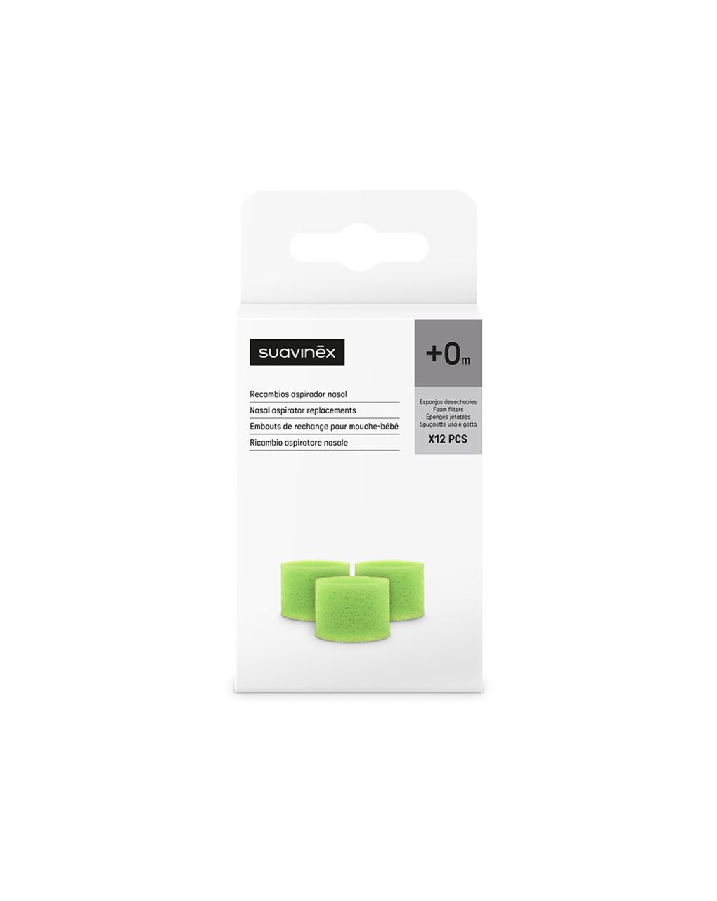 Ricambi aspiratore nasale 12pz - suavinex