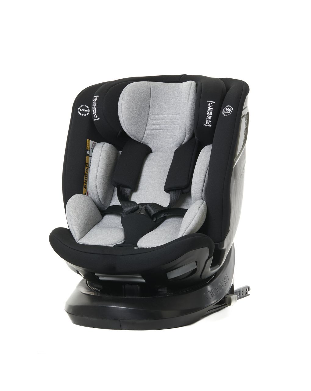 Seggiolino auto titano plus black e grey 40-150 cm- giordani