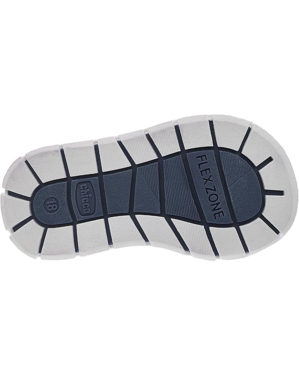 Chicco - scarpa franz bimbo blu doppio velcro con stella