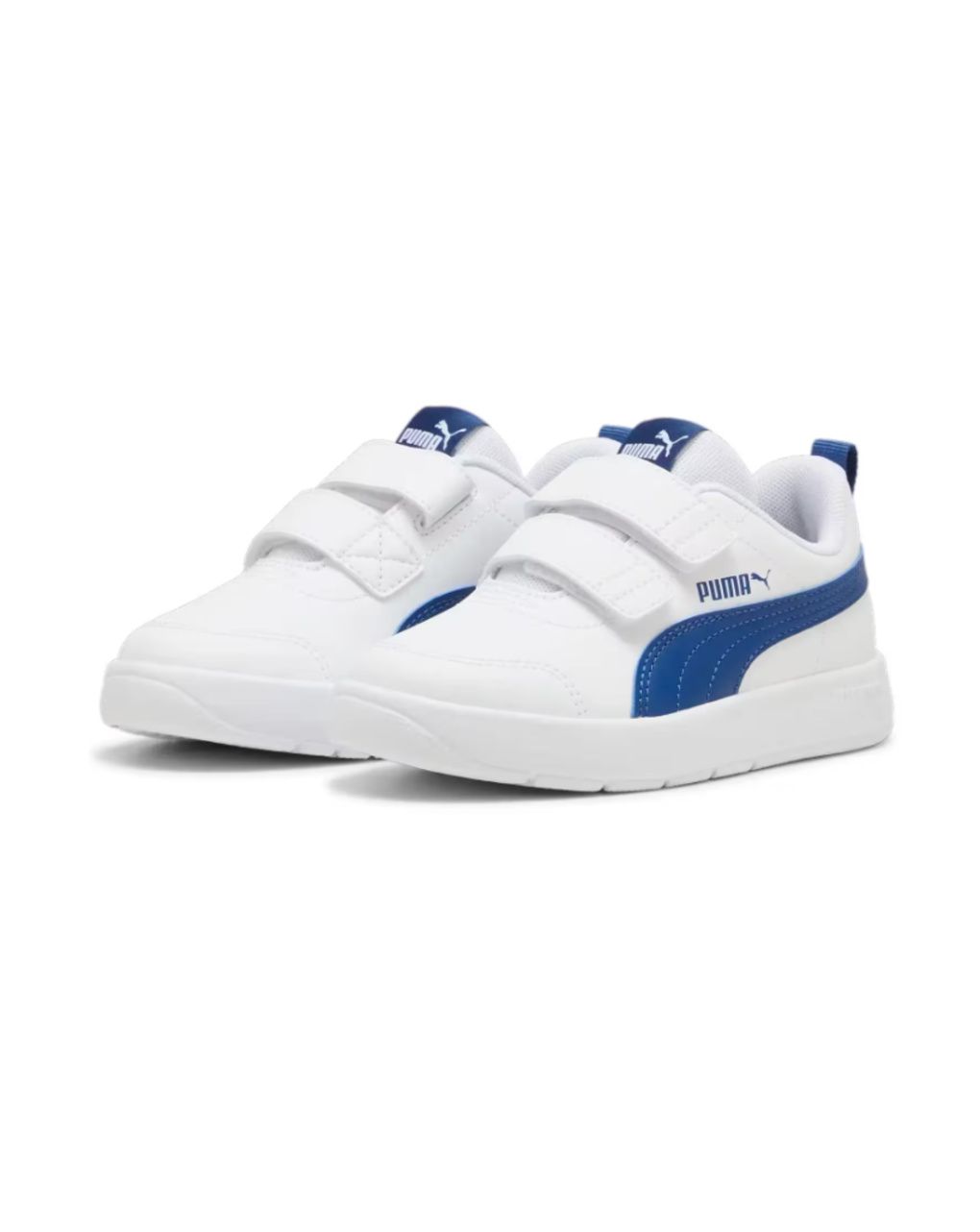 Puma - sneakers puma puma courtflex v3 v ps  bianco/blu bambino
