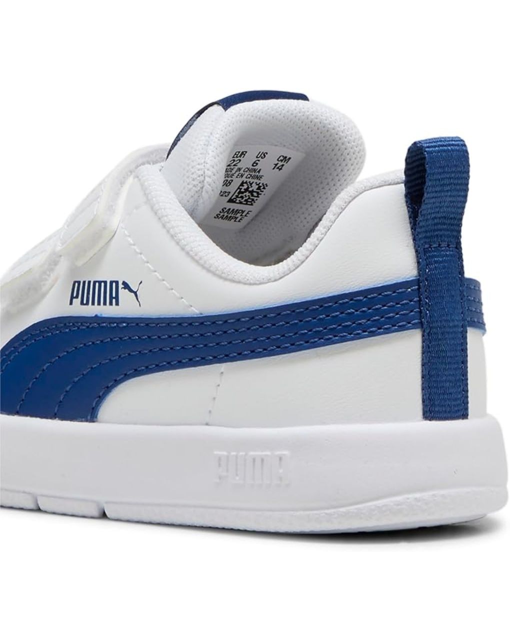 Puma - sneakers infant courtflex v3 blu bimbo
