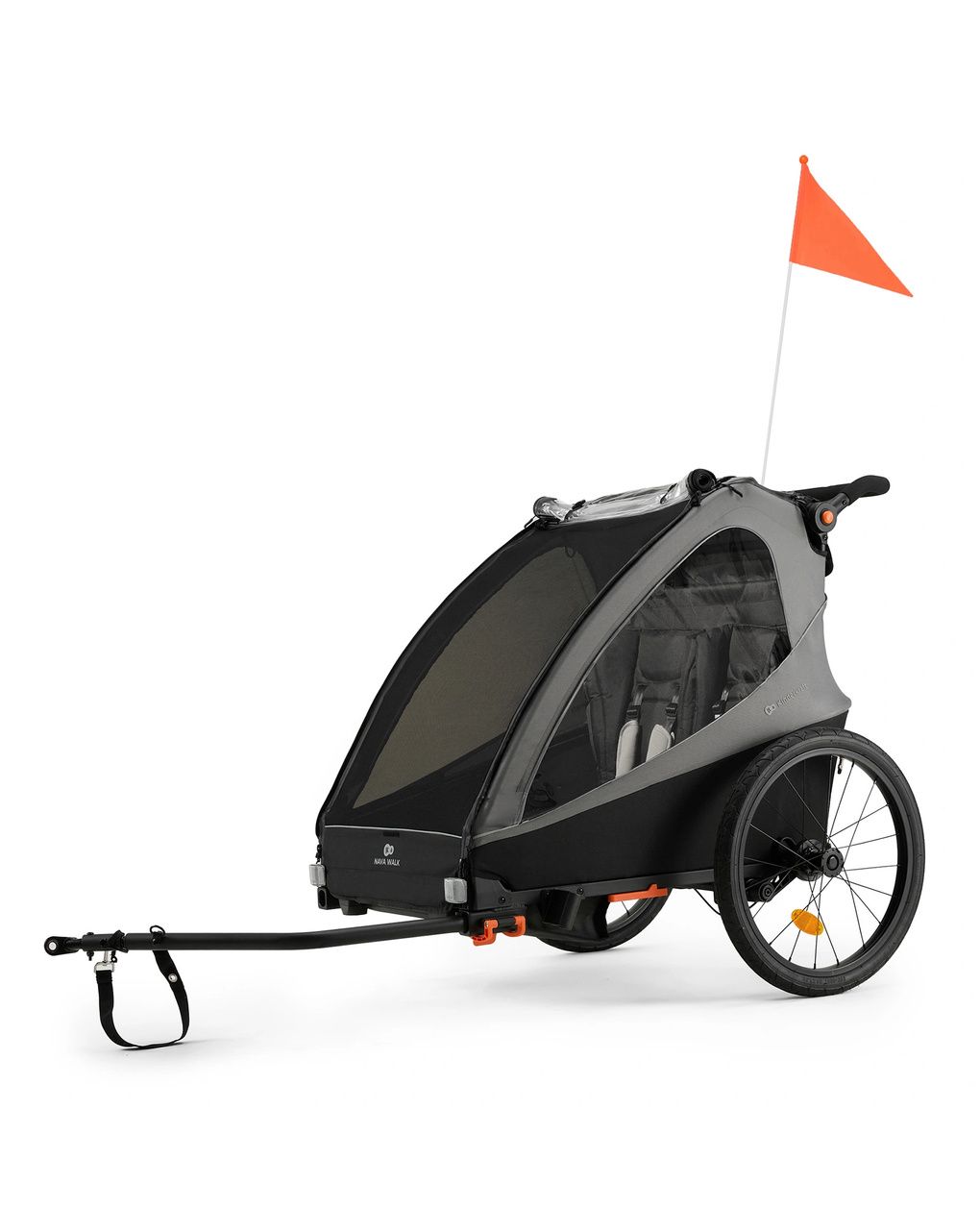 Carrello passeggino nava walk 2in1 grey - kinderkraft
