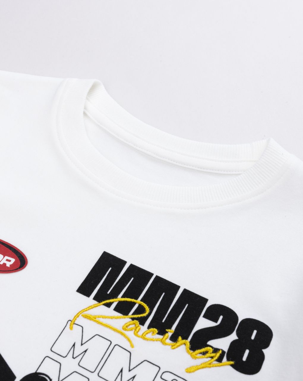 T-shirt manica lunga bimbo bianca mickey f1