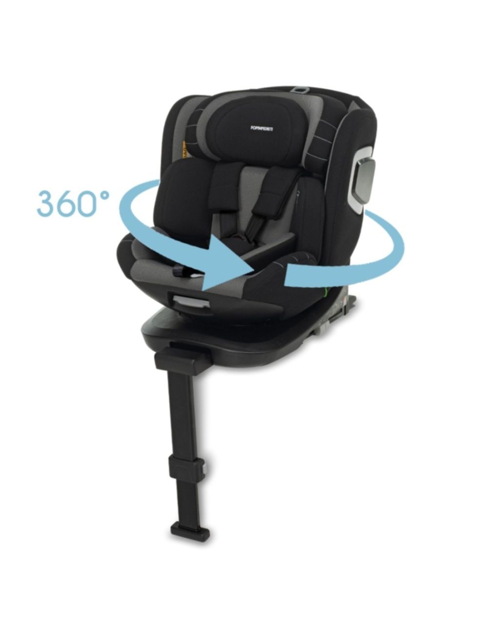 Seggiolino iturn pro i-size black 40-150cm - foppapedretti