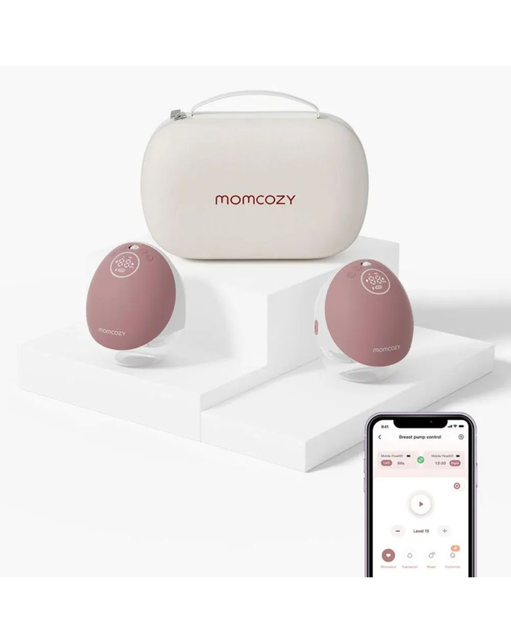 Momcozy m9 mobile flow tiralatte smart doppio
