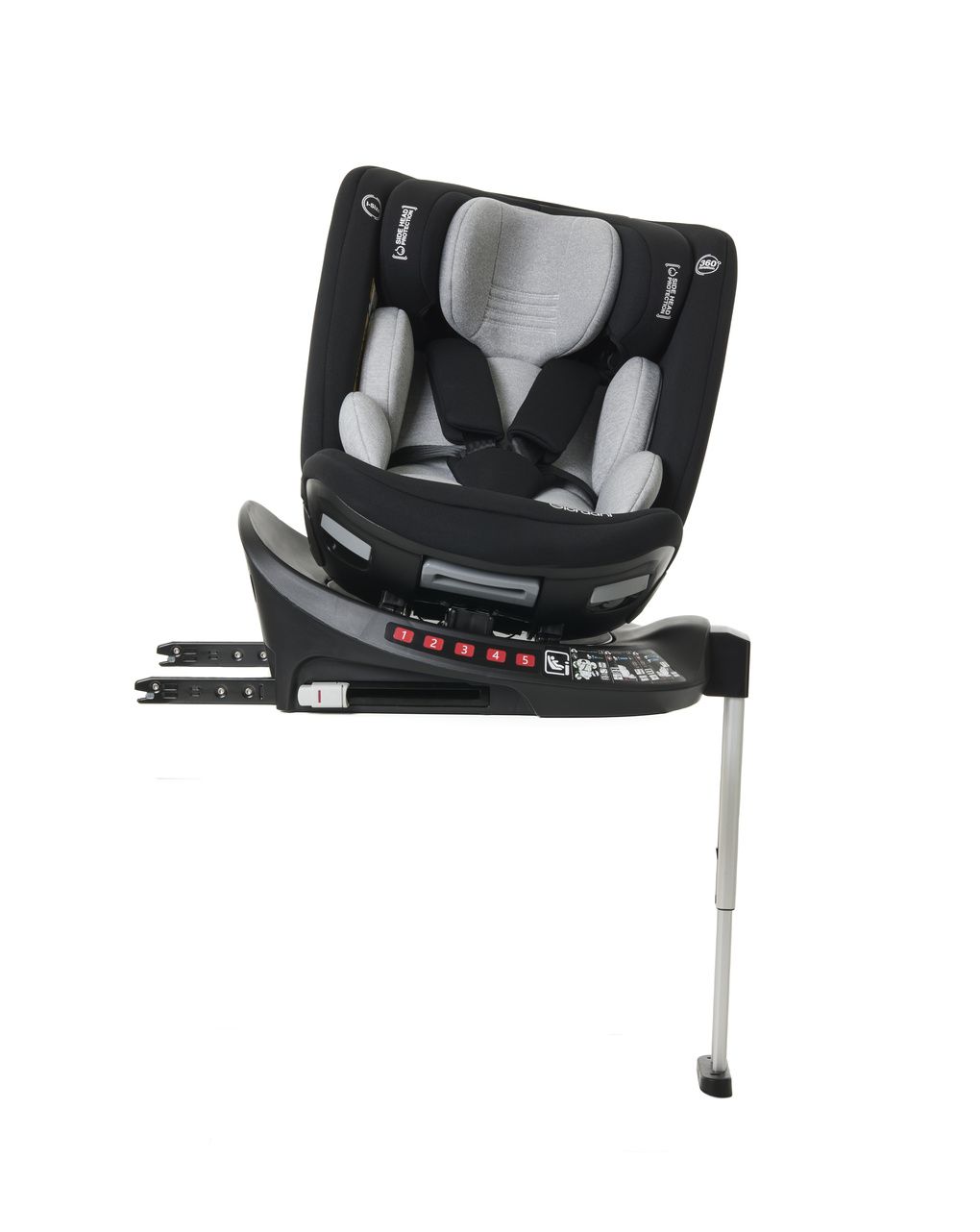Seggiolino auto crono plus black e grey 40-150 cm- giordani