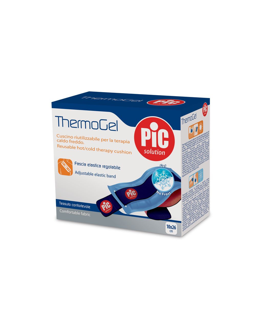 Thermogel 10x26cm fascia elastica regolabile itc - pic