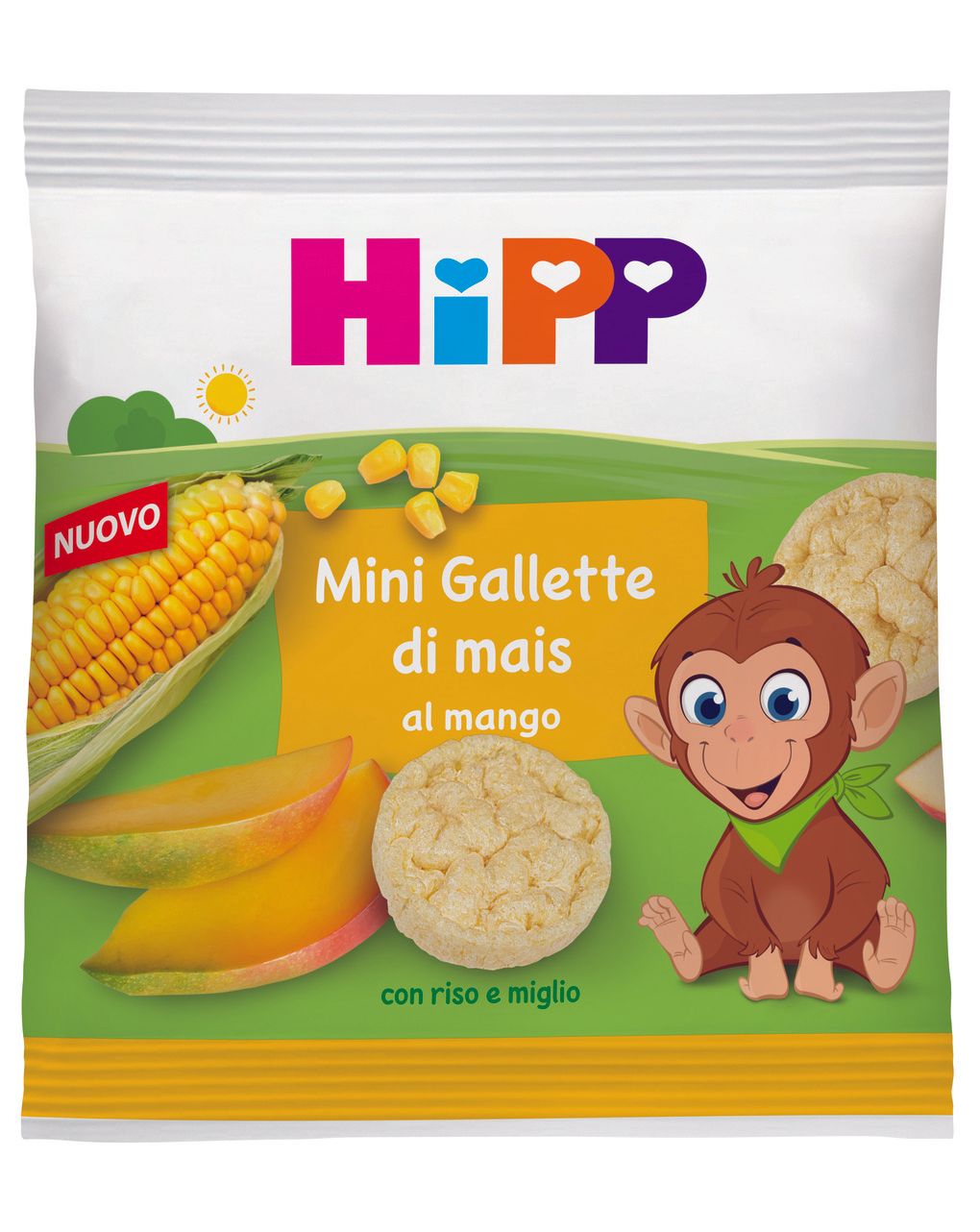 Mini gallette di mais al mango - hipp